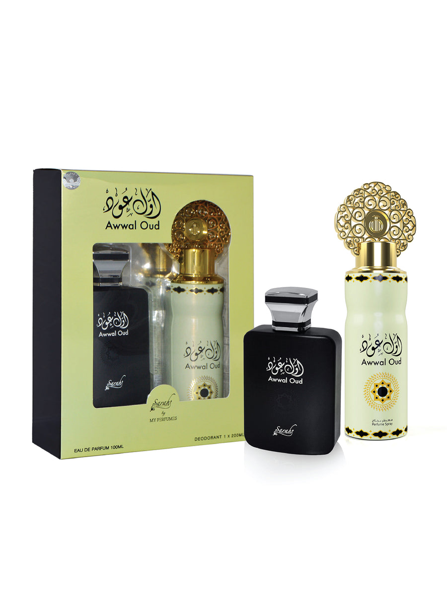 Sarah Creation Awwal Oud EDP 100ML + DEO 200ML