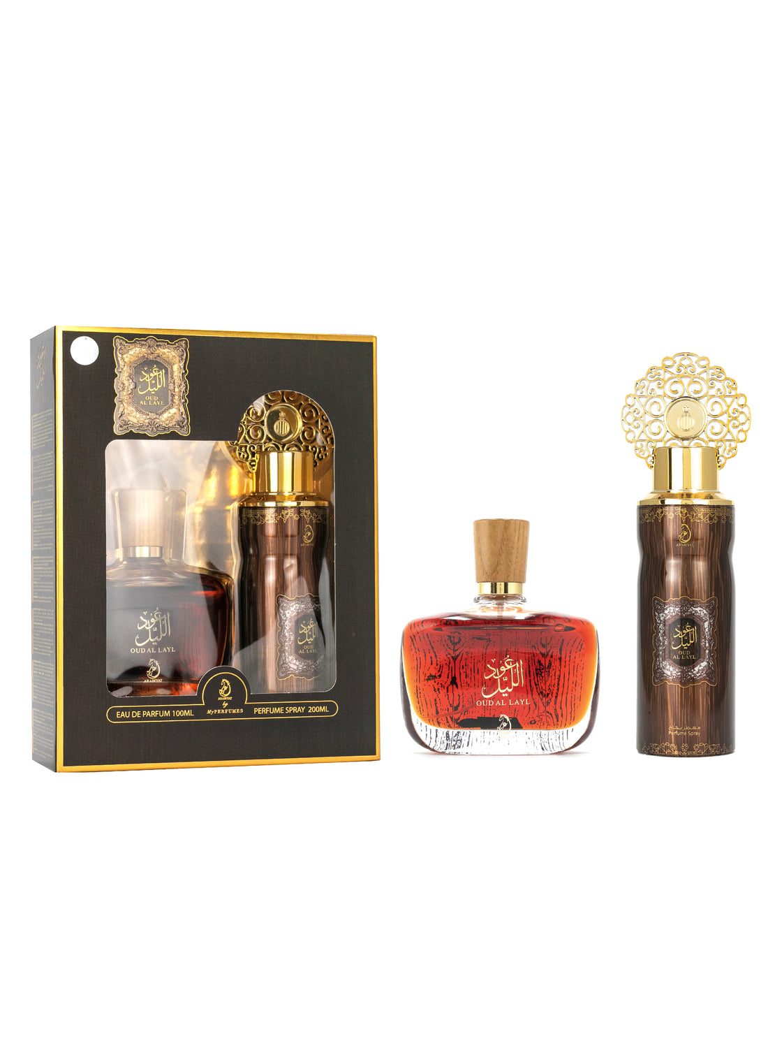 Arabiyat Oud Al Layl EDP 100ML + DEO 200ML