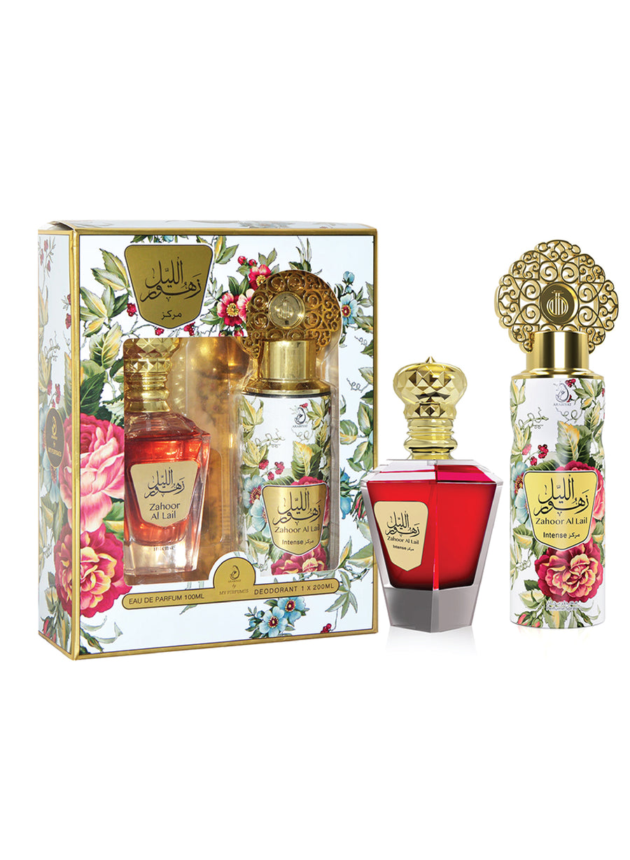 Arabiyat Zahoor Al Lail Intense EDP 100ML + DEO 200ML