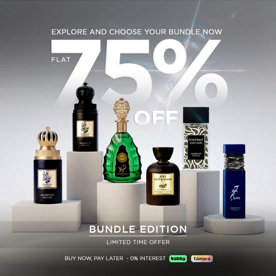 Bundle of 6 for 299 AED Myperfumes factory