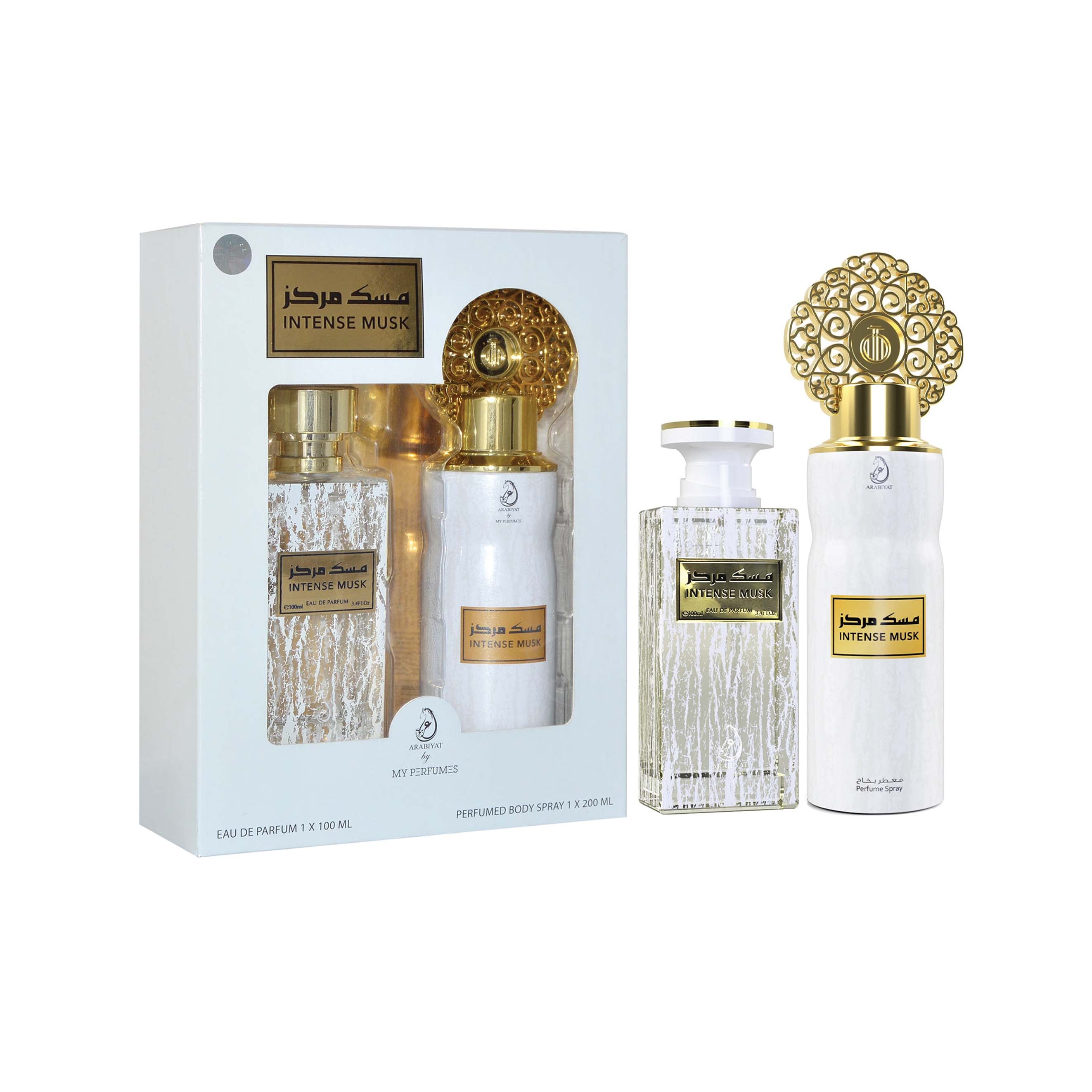 Arabiyat - Intense Musk | EDP 100ML + DEO 200ML – Myperfumes factory